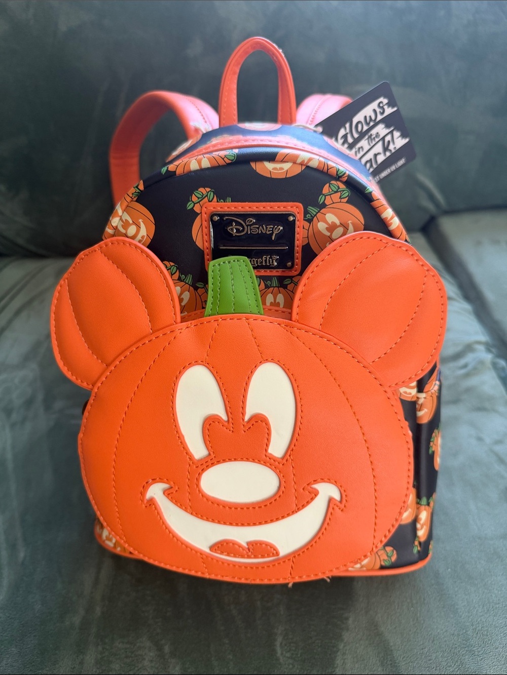 Loungefly Mickey Mouse Glow in the Dark Mini Backpack